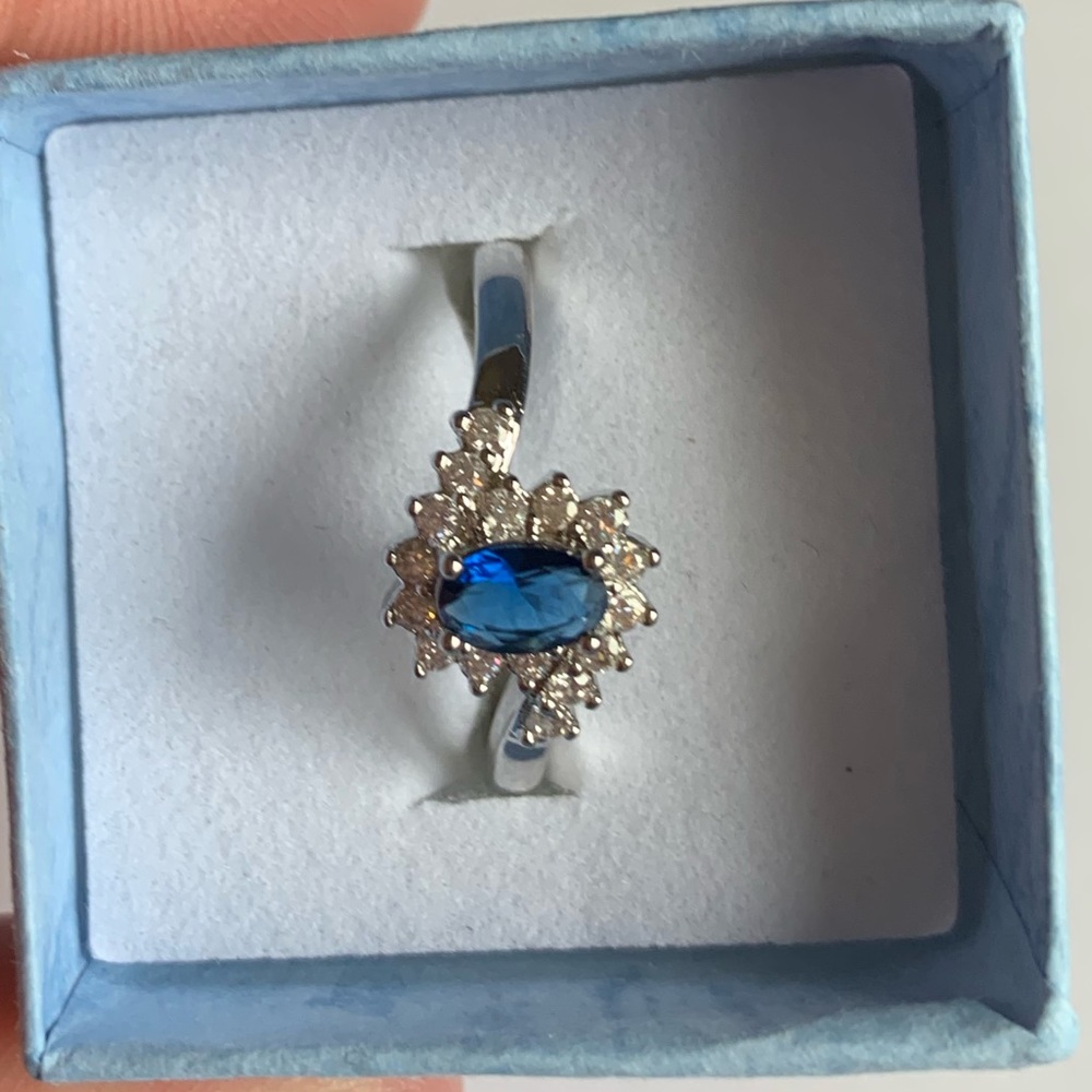 Sterling Silver birthstone ring